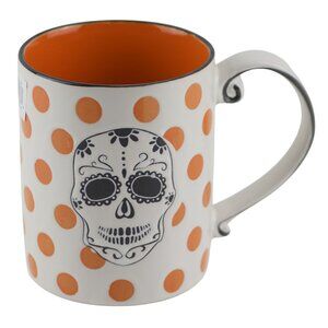 Spectrum Designz Sugar Skull Polka Dot Halloween Coffee Tea Mug Cup Day of Dead